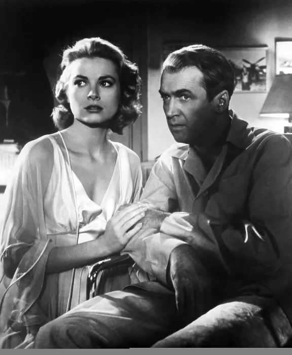 Framed Print : REAR WINDOW, Grace Kelly, James Stewart, 1954
