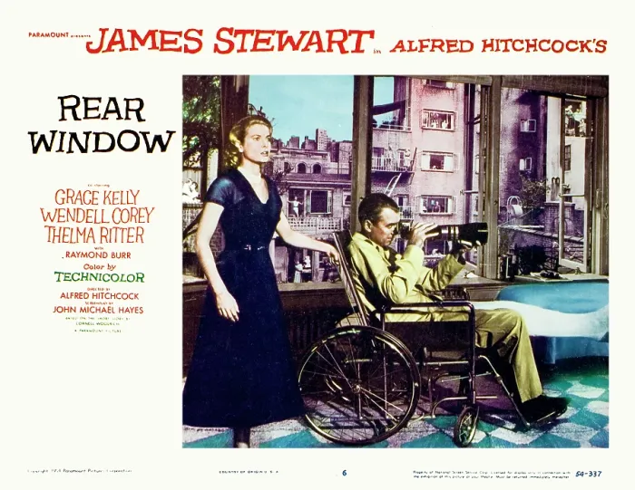 Framed Print : REAR WINDOW, Grace Kelly, James Stewart, 1954