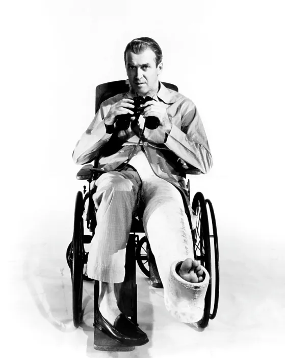 Framed Print : REAR WINDOW, James Stewart, 1954 RRW 012P(21678)