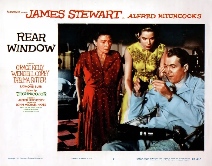 Framed Print : REAR WINDOW, Thelma Ritter, Grace Kelly, James Stewart, 1954' Framed Print : REAR WINDOW, Thelma Ritter, Grace Kelly, James Stewart, 1954'