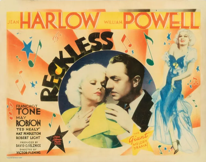 Framed Print : RECKLESS, Jean Harlow, William Powell, 1935