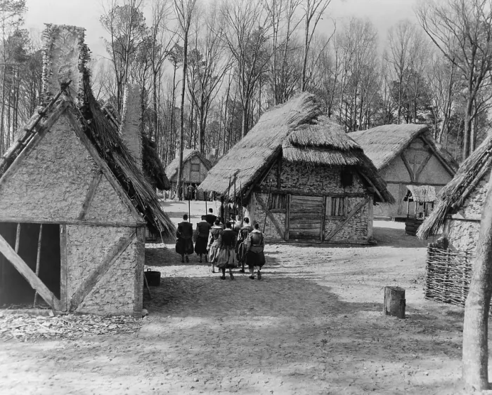 Framed Print : The reconstructed James Forte at the Jamestown Festival Park, in 1957, the year of the 350th anniversary of the establishment of the colony by the Virginia Company of London
