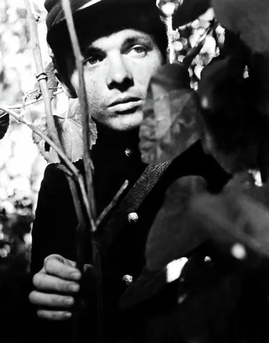 Framed Print : THE RED BADGE OF COURAGE, Audie Murphy, 1951