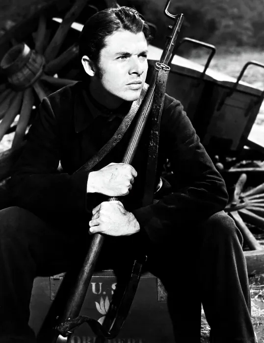 Framed Print : THE RED BADGE OF COURAGE, Audie Murphy, 1951