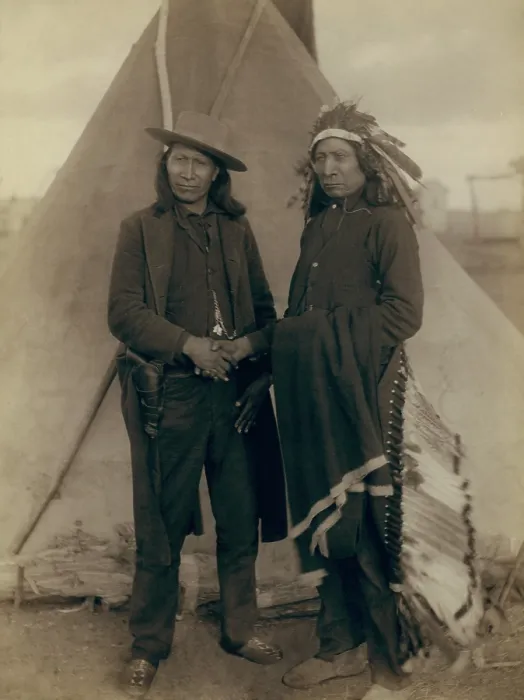 Framed Print : Red Cloud and American Horse, Oglala Lakota Chiefs, shortly after the Wounded Knee Massacre Framed Print : Red Cloud and American Horse, Oglala Lakota Chiefs, shortly after the Wounded Knee Massacre
