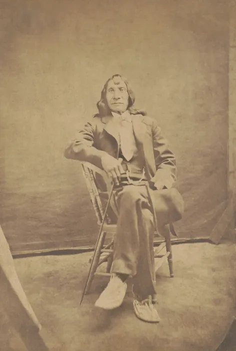 Framed Print : Red Cloud was the Oglala Lakota (Sioux) leader who followed the peace path