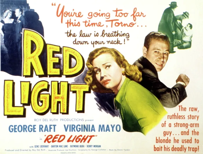 Framed Print : RED LIGHT, George Raft, Virginia Mayo, 1949 Framed Print : RED LIGHT, George Raft, Virginia Mayo, 1949