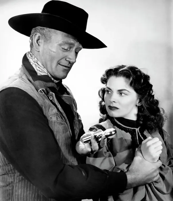 Framed Print : RED RIVER, John Wayne, Joanne Dru, 1948