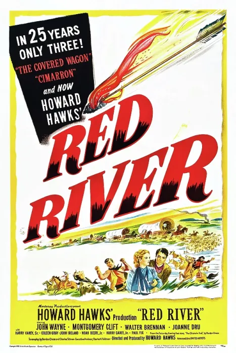 Framed Print : RED RIVER, U.S. poster art, John Wayne, Joanne Dru, Montgomery Clift, 1948 Framed Print : RED RIVER, U.S. poster art, John Wayne, Joanne Dru, Montgomery Clift, 1948