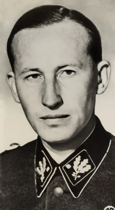 Framed Print : Reinhard Heydrich, Director of the Nazi Gestapo, and occupation leader western Czechoslovakia