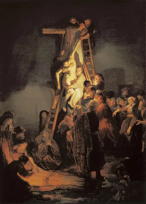 Framed Print : REMBRANDT, Harmenszoon van Rijn, called (1606-1669). Descent from the Cross. 1634. Baroque art. Oil on canvas. RUSSIA. Saint Petersburg. State Hermitage Museum Framed Print : REMBRANDT, Harmenszoon van Rijn, called (1606-1669). Descent from the Cross. 1634. Baroque art. Oil on canvas. RUSSIA. Saint Petersburg. State Hermitage Museum