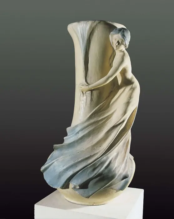 Framed Print : RENART I GARCIA, Dions (1878-1946). Vase with female figure. ca. 1900. Painted paste. Modernism. Ceramics. SPAIN. Barcelona. National Art Museum of Catalonia Framed Print : RENART I GARCIA, Dions (1878-1946). Vase with female figure. ca. 1900. Painted paste. Modernism. Ceramics. SPAIN. Barcelona. National Art Museum of Catalonia