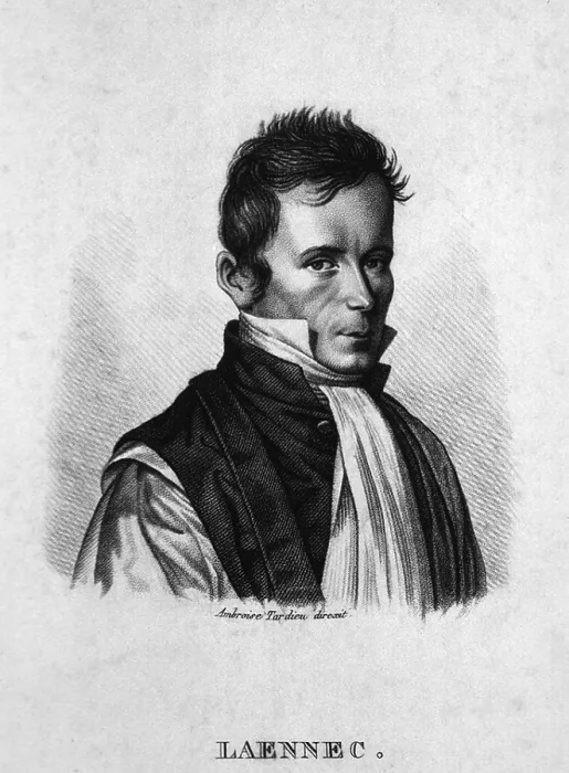 Framed Print : Rene Laennec (1781-1826), French physician and inventor of the stethoscope. He developed methods of medical diagnosis from heart and lung sounds heard through the stethoscope
