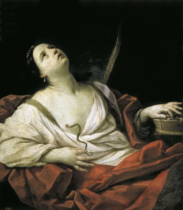 Framed Print : RENI, Guido (1575-1642). Cleopatra. 1635-1640. Baroque art. Oil on canvas. SPAIN. Madrid. Prado Museum. AISA / Everett Collection**US SALES ONLY**