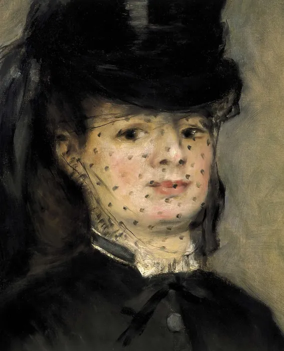 Framed Print : RENOIR, Pierre-Auguste (1841-1919). Madame Darras. ca. 1873. Henriette Oudiette, wife of Capitain Paul Darras. Impressionism. Oil on canvas. FRANCE. Paris