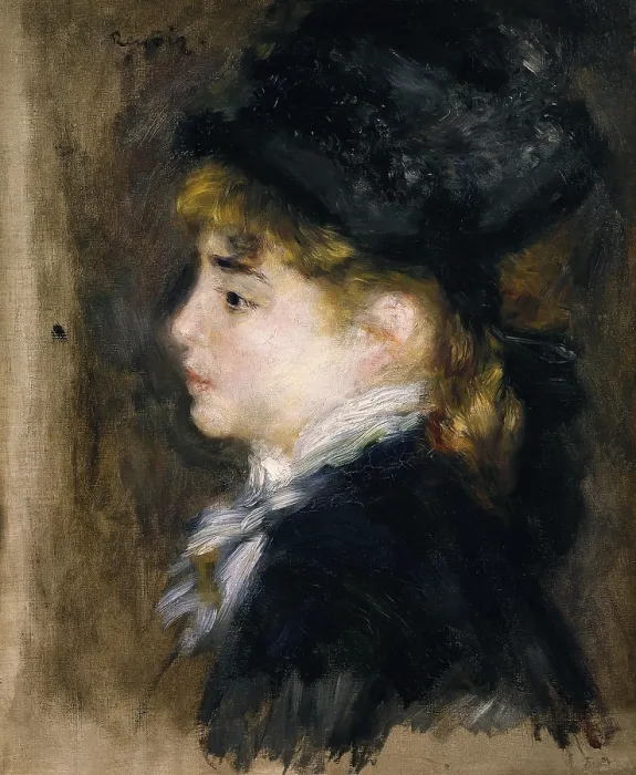 Framed Print : RENOIR, Pierre-Auguste (1841-1919). Portrait of Margot. 1876-1878. Impressionism. Oil on canvas. FRANCE. Paris. Musee d'Orsay (Orsay Museum)