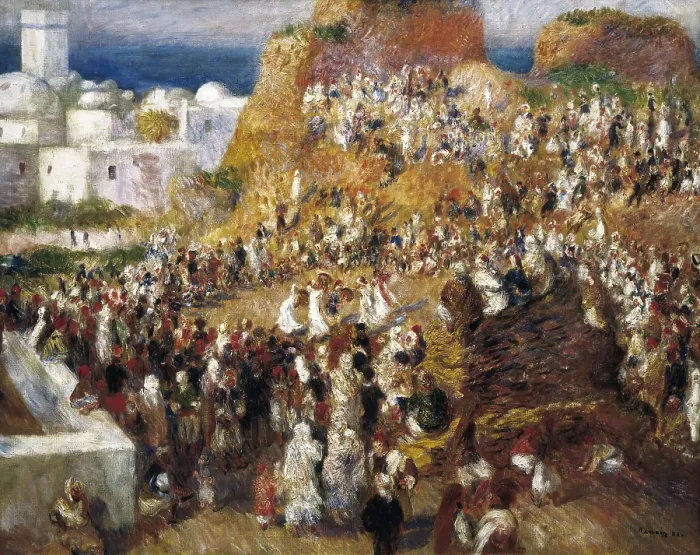 Framed Print : RENOIR, Pierre-Auguste (1841-1919). The Mosque, Arab Festival. 1881. Impressionism. Oil on canvas. FRANCE. Paris. Muse d'Orsay (Orsay Museum)