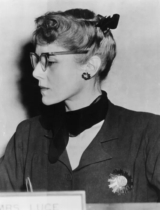 Framed Print : Representative Clare Booth Luce, during a meeting of the House Military Affairs Committee. Feb. 11, 1943. (CSU_2015_8_579) Framed Print : Representative Clare Booth Luce, during a meeting of the House Military Affairs Committee. Feb. 11, 1943. (CSU_2015_8_579)