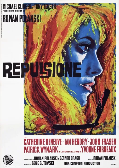Framed Print : REPULSION, Catherine Deneuve, 1965 Framed Print : REPULSION, Catherine Deneuve, 1965