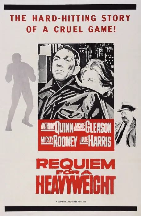 Framed Print : REQUIEM FOR A HEAVYWEIGHT, l-r: Anthony Quinn, Julie Harris, Jackie Gleason on poster art, 1962 Framed Print : REQUIEM FOR A HEAVYWEIGHT, l-r: Anthony Quinn, Julie Harris, Jackie Gleason on poster art, 1962