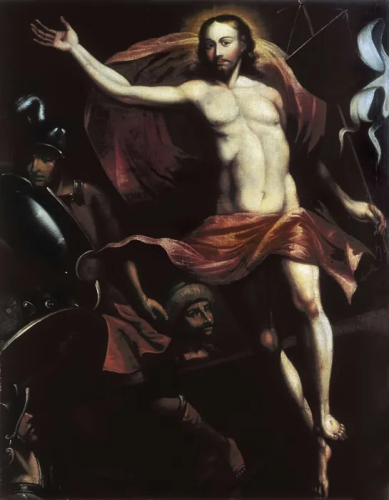 Framed Print : Resurrection. 17th c. Colonial baroque. Oil on canvas. AISA / Everett Collection**US SALES ONLY** Framed Print : Resurrection. 17th c. Colonial baroque. Oil on canvas. AISA / Everett Collection**US SALES ONLY**