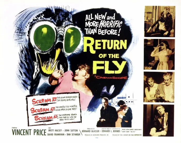 Framed Print : RETURN OF THE FLY, Vincent Price, Ed Wolff, Danielle De Metz, Brett Halsey, Vincent Price, John Sutton, 1959 Framed Print : RETURN OF THE FLY, Vincent Price, Ed Wolff, Danielle De Metz, Brett Halsey, Vincent Price, John Sutton, 1959