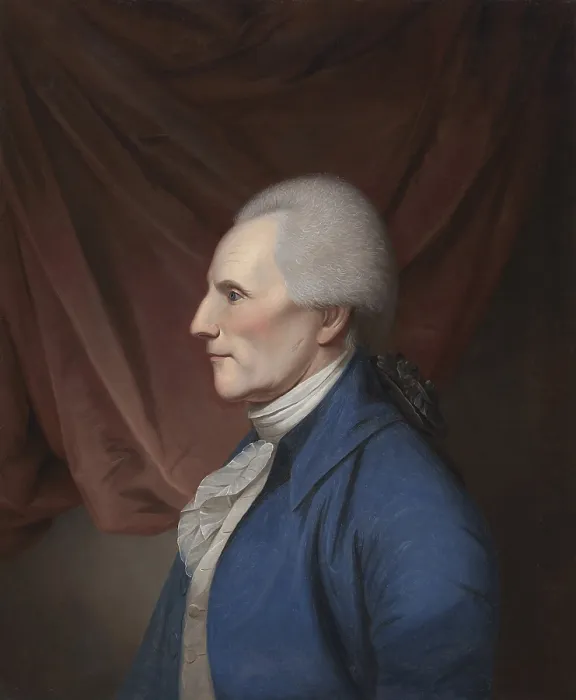 Framed Print : Richard Henry Lee, by Charles Willson Peale, 1770-1799, American painting, oil on canvas