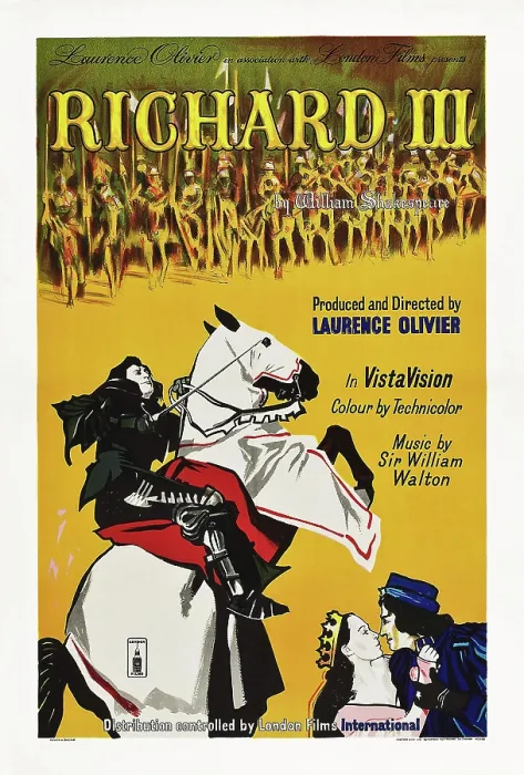 Framed Print : RICHARD III, British poster art, 1955