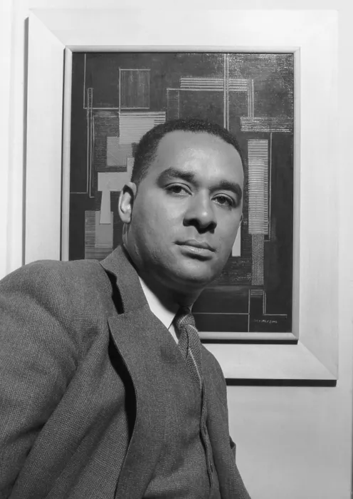 Framed Print : Richard Wright, African-American poet and novelist, who wrote the classic, NATIVE SUN, 1940