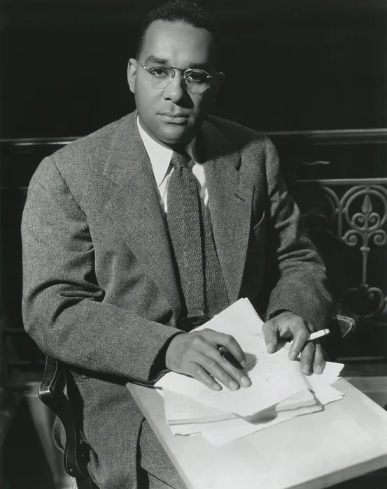 Framed Print : Richard Wright, was the author of NATIVE SON (1940), the first bestselling novel by African American