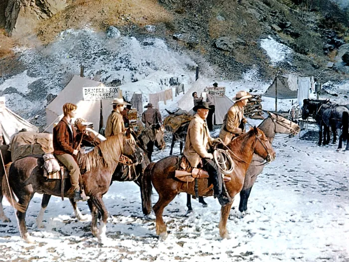 Framed Print : RIDE THE HIGH COUNTRY, Mariette Hartley, Ron Starr, Joel McCrea, Randolph Scott, 1962 Framed Print : RIDE THE HIGH COUNTRY, Mariette Hartley, Ron Starr, Joel McCrea, Randolph Scott, 1962