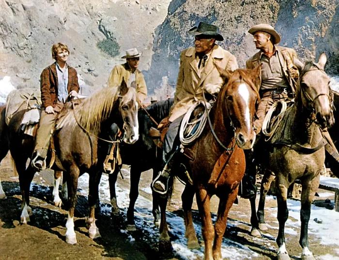 Framed Print : RIDE THE HIGH COUNTRY, Mariette Hartley, Ron Starr, Joel McCrea, Randolph Scott, 1962 Framed Print : RIDE THE HIGH COUNTRY, Mariette Hartley, Ron Starr, Joel McCrea, Randolph Scott, 1962
