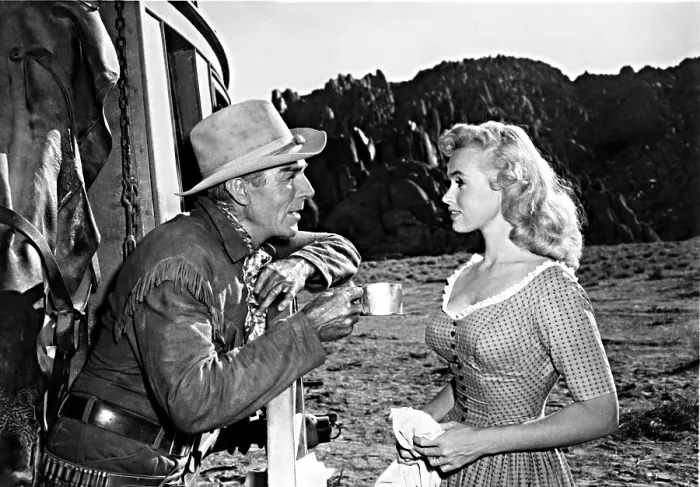 Framed Print : RIDE LONESOME, Randolph Scott, Karen Steele, 1959 Framed Print : RIDE LONESOME, Randolph Scott, Karen Steele, 1959