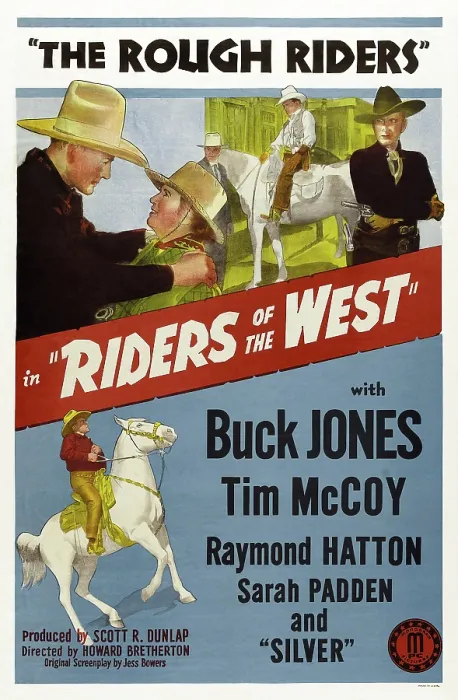 Framed Print : RIDERS OF THE WEST, US poster art, 1942 Framed Print : RIDERS OF THE WEST, US poster art, 1942