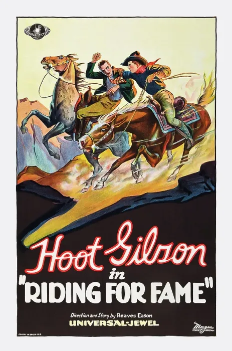 Framed Print : RIDING FOR FAME, Hoot Gibson, 1928