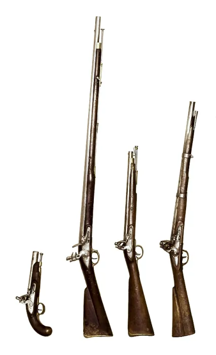 Framed Print : Rifle, musket, carbine and gun. 'Tower' brand. SPAIN. Vitoria. Museum of the Armeria (armoury). - M.C.Esteban / Iberfoto / Everett Collection (533154)**US SALES ONLY**