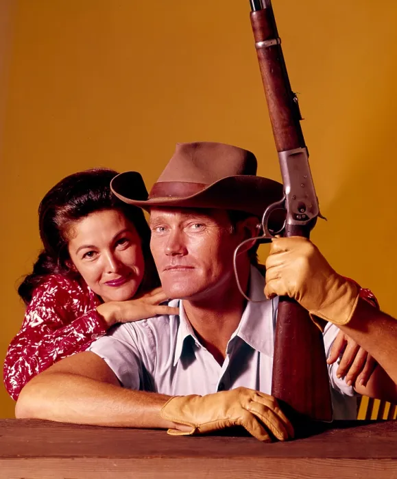 Framed Print : THE RIFLEMAN, Joan Taylor, Chuck Connors, (January 20-26), 1962 Framed Print : THE RIFLEMAN, Joan Taylor, Chuck Connors, (January 20-26), 1962
