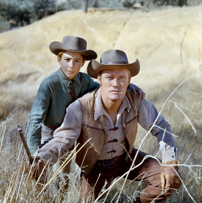Framed Print : THE RIFLEMAN, Johnny Crawford, Chuck Connors, (Feb 1959), 1958-1962 Framed Print : THE RIFLEMAN, Johnny Crawford, Chuck Connors, (Feb 1959), 1958-1962