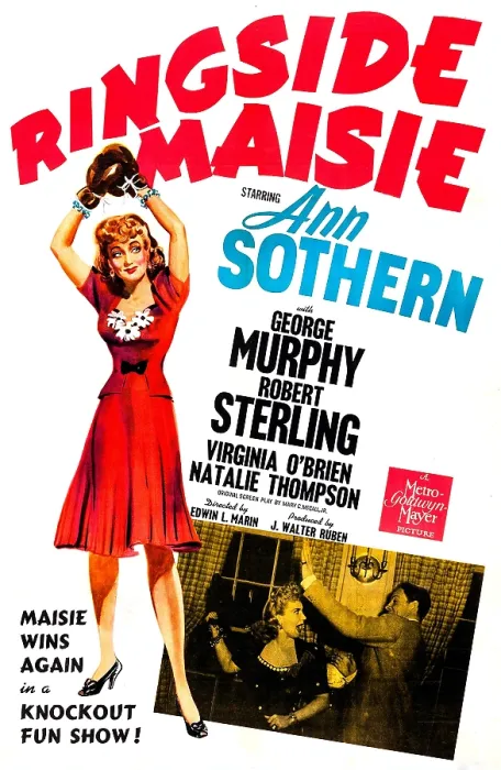 Framed Print : RINGSIDE MAISIE, US poster, Ann Sothern, George Murphy, 1941