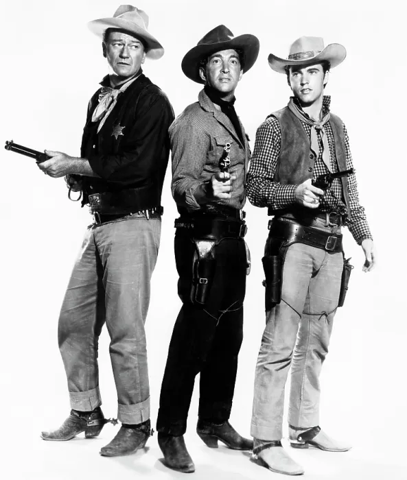 Framed Print : RIO BRAVO, John Wayne, Dean Martin, Ricky Nelson, 1959