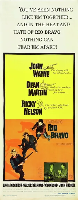 Framed Print : RIO BRAVO, John Wayne, Dean Martin, Ricky Nelson, 1959