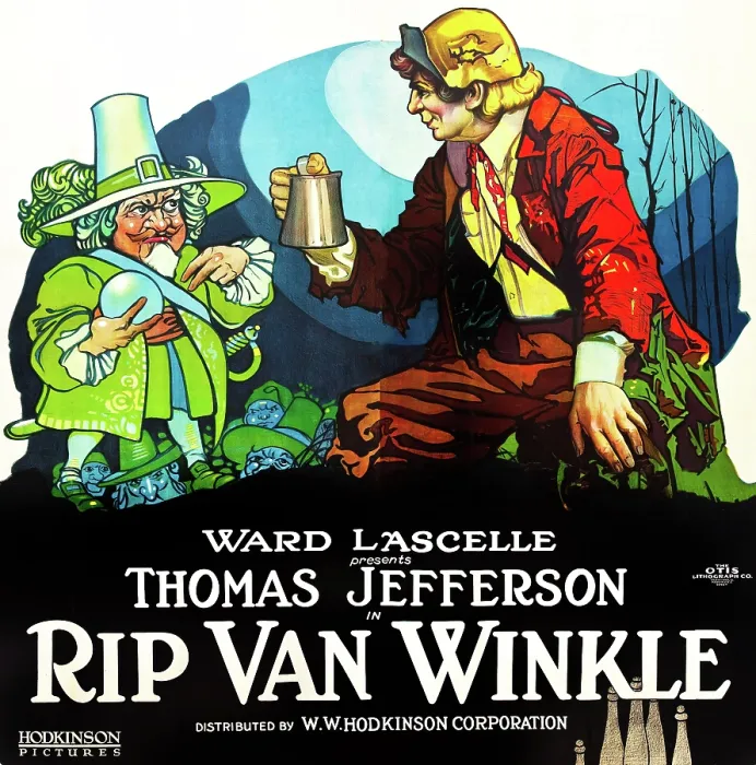Framed Print : RIP VAN WINKLE, poster art, 1921 Framed Print : RIP VAN WINKLE, poster art, 1921