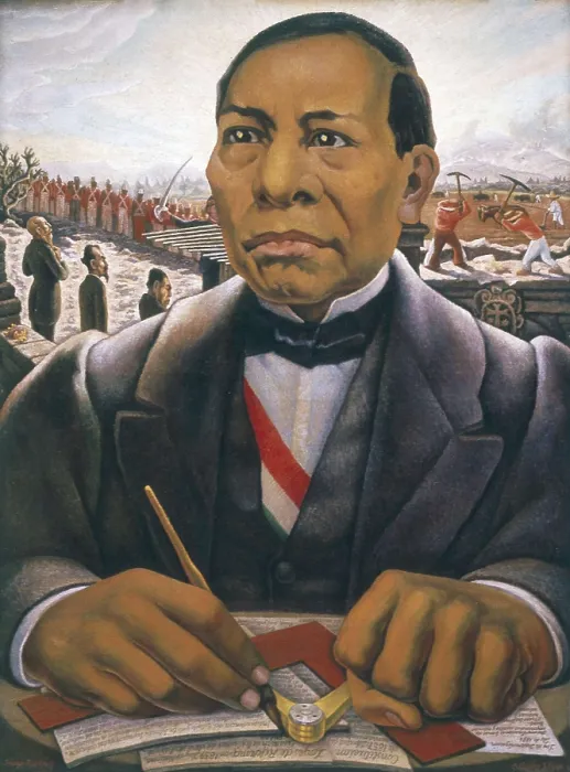 Framed Print : RIVERA, Diego (1886-1957). Portraito of Benito Jurez. MEXICO. Mexico City. Museum of Modern Art. AISA / Everett Collection - Image has fine art copyright Framed Print : RIVERA, Diego (1886-1957). Portraito of Benito Jurez. MEXICO. Mexico City. Museum of Modern Art. AISA / Everett Collection - Image has fine art copyright