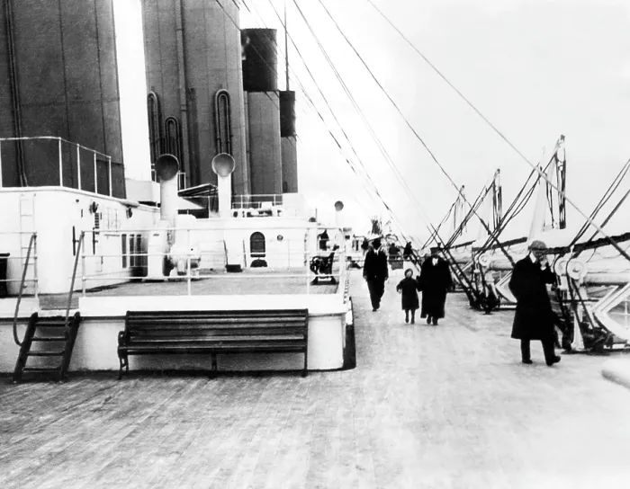 Framed Print : RMS Titanic, which sank after hitting an iceberg on its maiden voyage, 1912.. Courtesy: CSU Archives / Everett Collection Framed Print : RMS Titanic, which sank after hitting an iceberg on its maiden voyage, 1912.. Courtesy: CSU Archives / Everett Collection