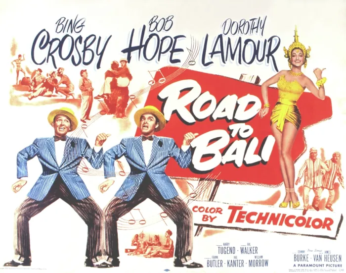 Framed Print : ROAD TO BALI, Bing Crosby, Bob Hope, Dorothy Lamour, 1952