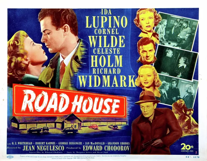 Framed Print : ROAD HOUSE, Ida Lupino, Richard Widmark, Cornel Wilde, Celeste Holm, 1948, TM and Copyright (c)20th Century Fox Film Corp. All rights reserved