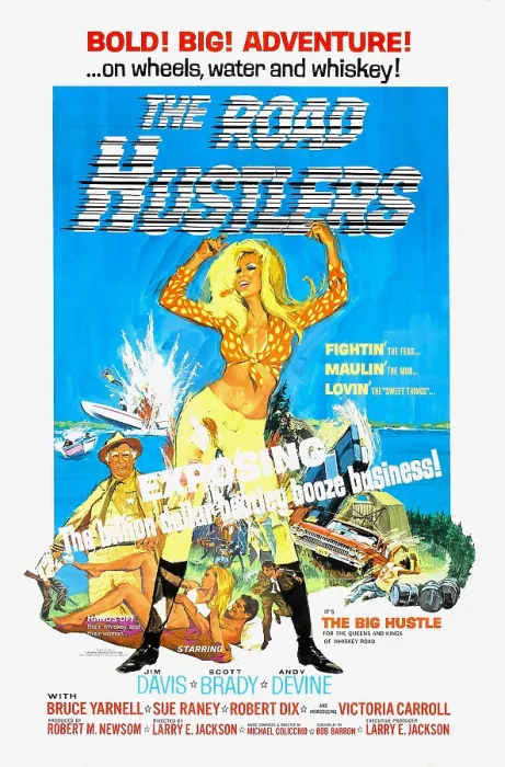 Framed Print : THE ROAD HUSTLERS, Andy Devine (bottom right with badge), 1968