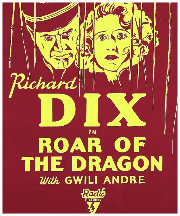Framed Print : ROAR OF THE DRAGON, from left on US poster art: Richard Dix, Gwili Andre, 1932