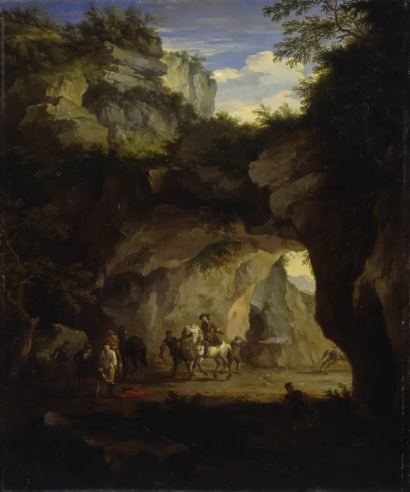 Framed Print : The Robbery, by Jacob de Heusch, second half of the 17th Century, oil on canvas, 62 x 73 cm - Italy, Lombardy, Milan, Castello Sforzesco, Civic Collections of Ancient Art Framed Print : The Robbery, by Jacob de Heusch, second half of the 17th Century, oil on canvas, 62 x 73 cm - Italy, Lombardy, Milan, Castello Sforzesco, Civic Collections of Ancient Art