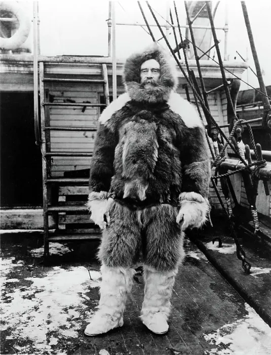 Framed Print : ROBERT E. PEARY-Commanter of the expedition to the North Pole, (1902-1905).. Courtesy: CSU Archives  /  Everett Collection